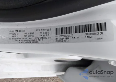 2016 Chrysler 200 S from USA, damaged, VIN 1C3CCCBB0GN151233